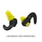 Ultrx Shift Adjustable Protection Ear Plugs, Gray/Yellow 4103 - alternate 2